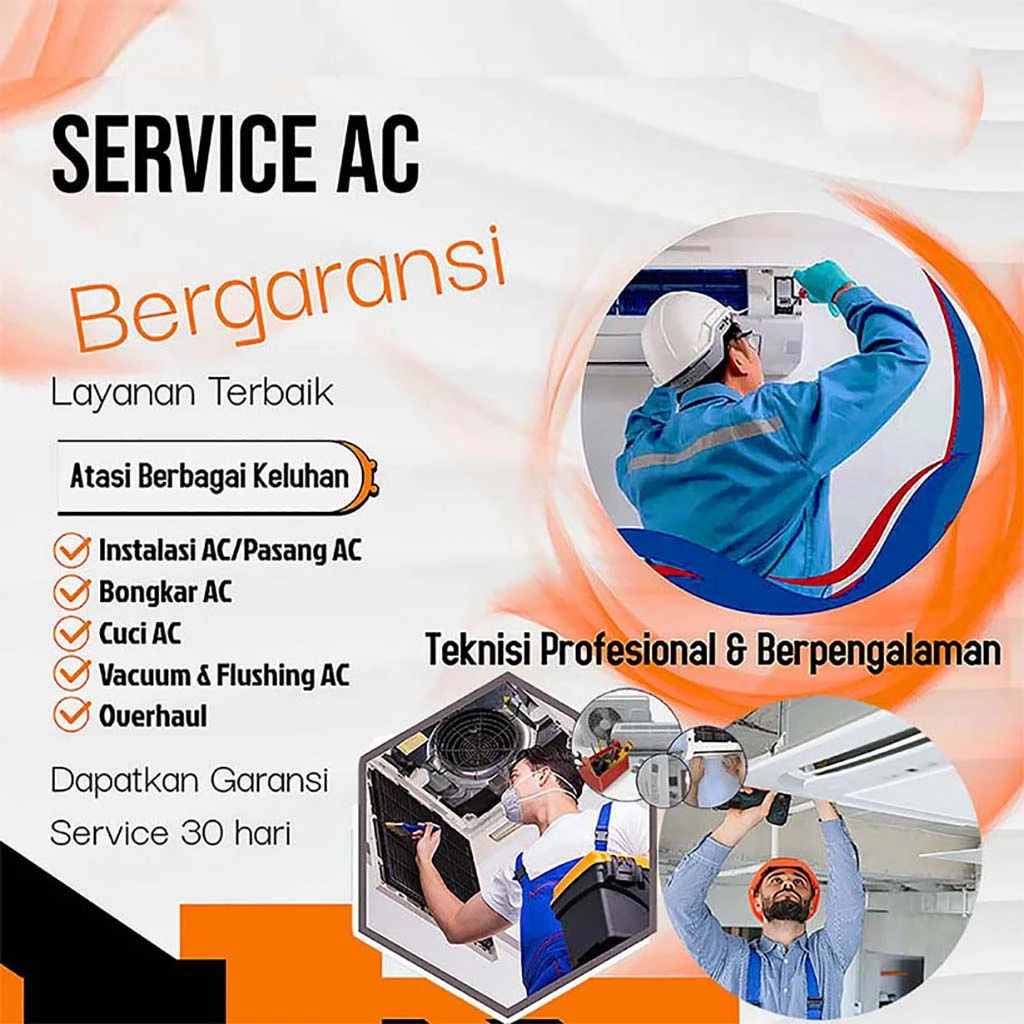 Setting remote ac service ac panggilan Denpasar