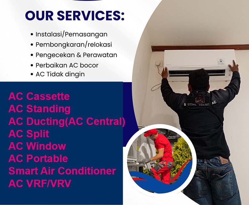 Jasa Pasang Pipa AC Medan: Solusi Tepat untuk Rumah, Apartemen, Penginapan, dan Kantor dengan AC Split, AC Cassette, AC Standing, AC Ducting, hingga AC VRF/VRV.